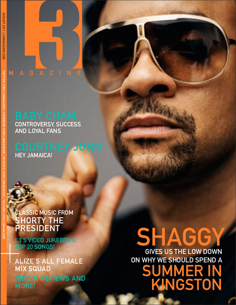 L3 Magazine – 02 – 2011 – August ft. Shaggy